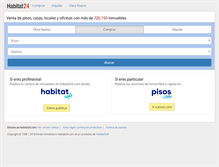 Tablet Screenshot of habitat24.com